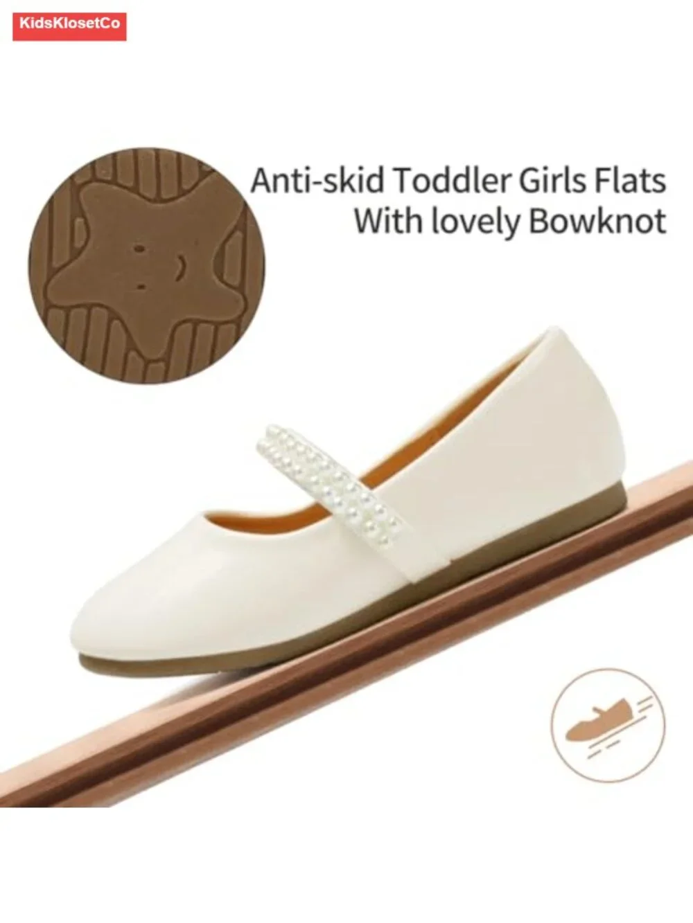 Toddler Girls Ballet Flats Mary Jane Bowknot Princess Shoes Party Wedding School